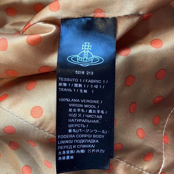 Vivienne Westwood Anglomania Virgin Wool Blazer - Picture 5 of 7